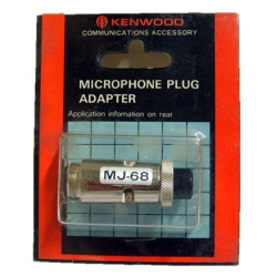 Kenwood MJ-68, adaptador de microfonos 6 pines a e