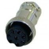 Conector M-28 de 8 pines hembra aereo 