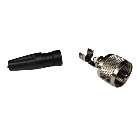 PL-259 (m) sin soldadura, tornillo (RG-58/RG-223)