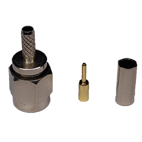 SMA (m) crimpar ( RG-174 )