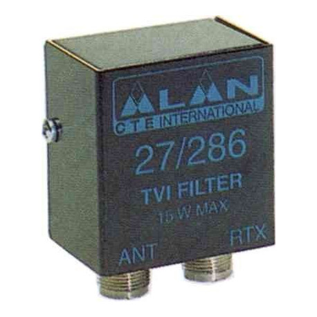 Alan 27/286 filtro pasabajos 4 secciones 15 W