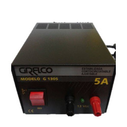 Fuente de alimentación Grelco G-1305 13,8Vcc 5 Amp