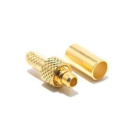 MMCX m crimpar para RG-174