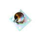 Placa base 100x100 mm para mastil de 40-45 mm