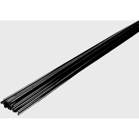 Varilla inox V-110 B(1100x3,0x1,5 mm)cromada negro
