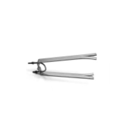Televes 2118, garra empotrar doble, 350x30x5 mm