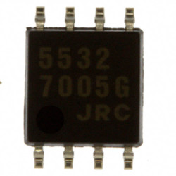 Circuito integrado IC18:NJM5532M para TS2000