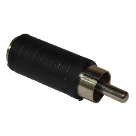 adaptador jack 3,5 hembra a rca macho